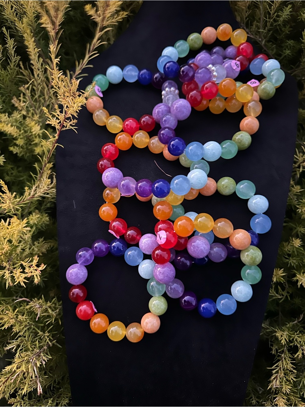 Pride Month Special- Rainbow Beaded Stretch Bracelet
